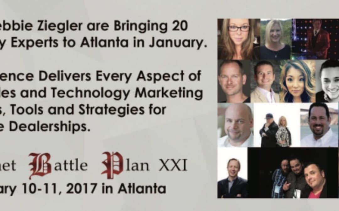 Internet Battle Plan XXI in Atlanta January 2017!